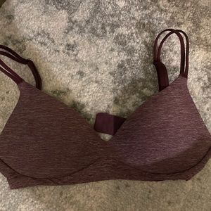 Aerie Sunnie Wireless Push up bra 30C - plum purple